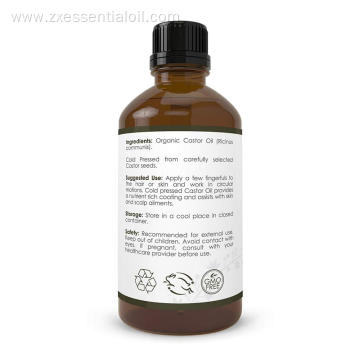 Cold Pressed Refined Castor Oil For Hair Growth